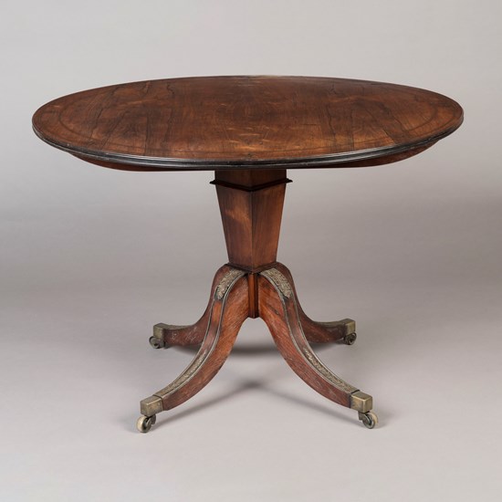 A Fine Regency Period Tilt-Top Centre Table Attributed to George Oakley