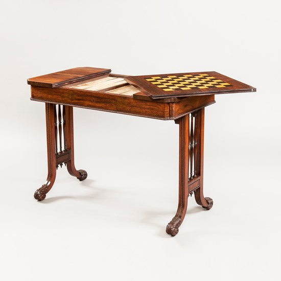 A Games Table of the George IV Period Firmly Attributable to Gillow