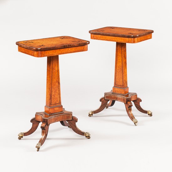 A Pair of Regency Occasional Tables in the Manner of Trotter of Edinburgh

