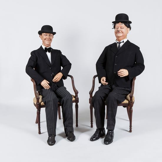 Lifesize Mannequins of Laurel and Hardy