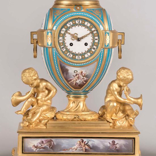 An Important Garniture de Cheminée in the Manner of Henry Dasson