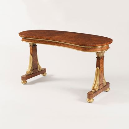 A Library Table in the Manner of Morel & Seddon Later retailed by Edwards and Roberts