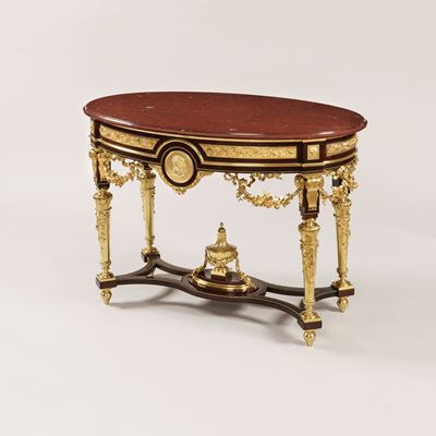 An Ormolu & Marble French Centre Table