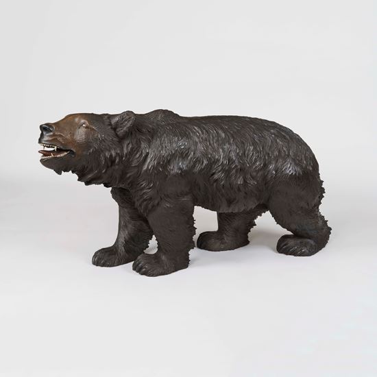 A Very Large Black Forest Carving of a Bear