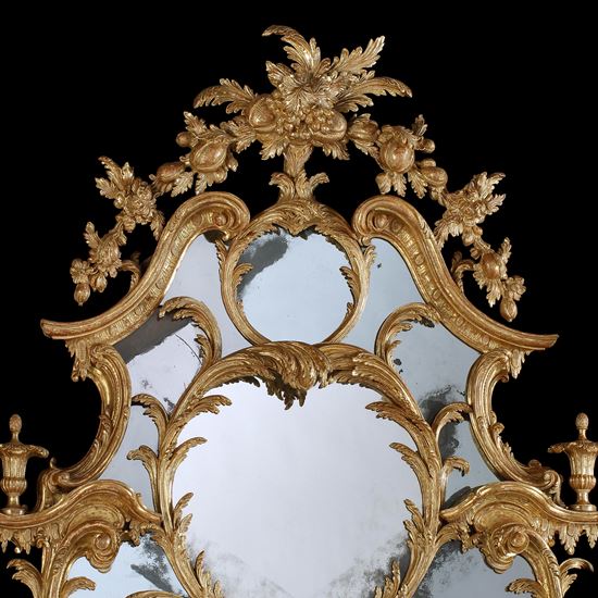 A Pair of George III Mirrors Attributed to John Linnell