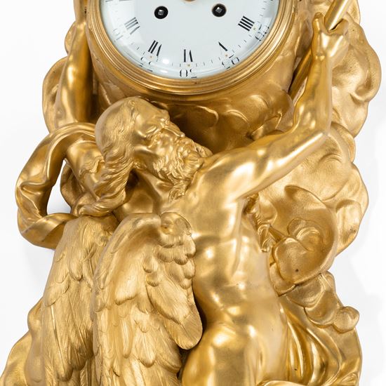 An Ormolu Cased Cartel Clock By Vincenti & Cie
