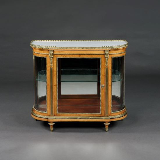 A Pair of Display Cabinets By C. Mellier & Co