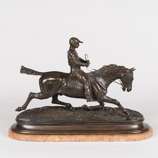 An Equestrian Sculpture After Pierre-Jules Mêne