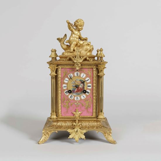 A Table Clock in the Louis XVI Manner  By Japy Frères