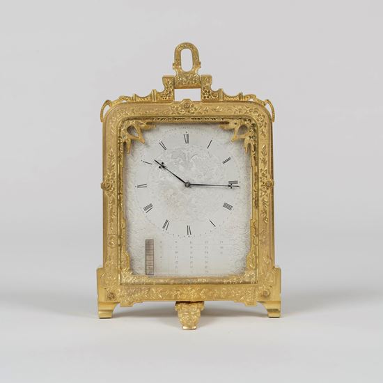 A Very Early Strut Clock By Thomas Cole