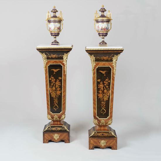 A Pair of Pedestals Attributed to Joseph Cremer