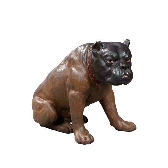 A Terracotta Model of a British Bulldog