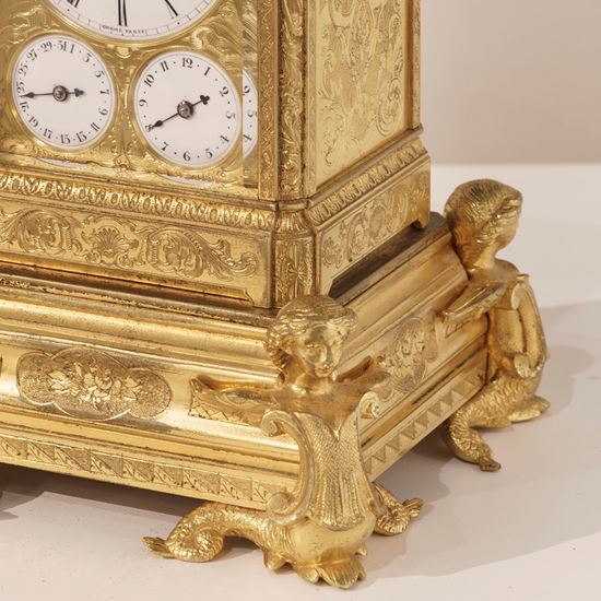 A Petit Sonnerie Carriage Clock by Grohe of Paris