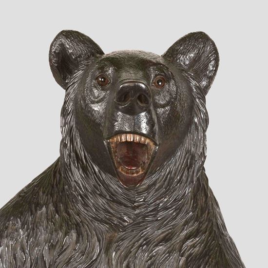 A Large 'Black Forest' Bear Umbrella Stand