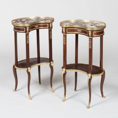 A Pair of Tables Ambulantes In the Transitional Style