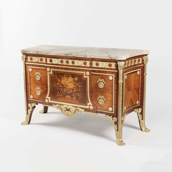 A Very Fine Louis XVI Style Commode in the Manner of Riesener