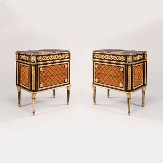 A Pair of Commodes in the Louis XVI Manner