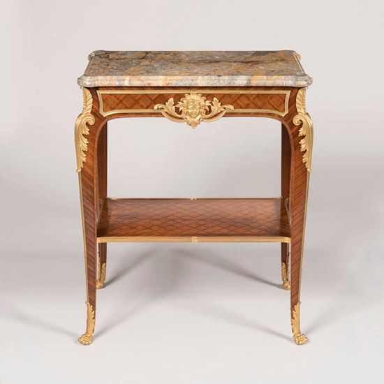A Louis XVI Style Parquetry Occasional Table