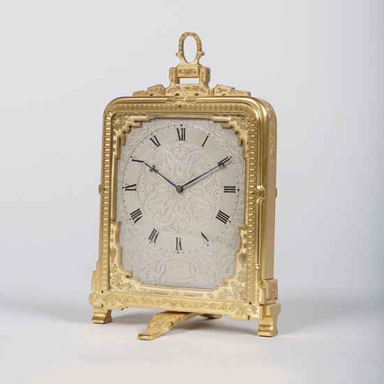 A Fine Strut Clock By Thomas Cole