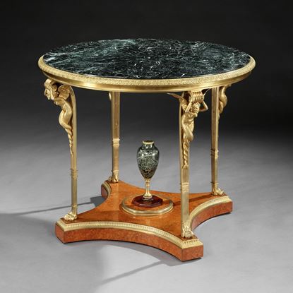 An Exceptional Gueridon Table Attributed to Maison Millet