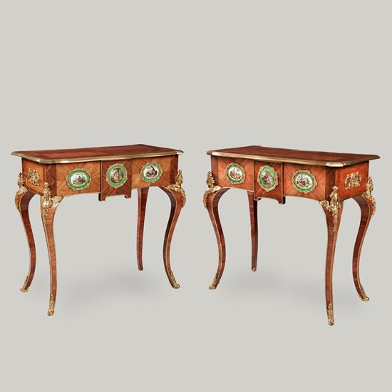 A Very Fine Pair of Side Tables attributed to Town and Emanuel