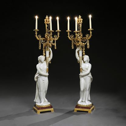 A Remarkable Pair of Candelabra By Sormani of Paris