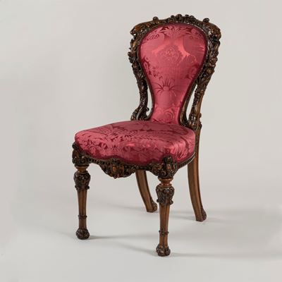 An Exhibition-Quality Carved Chair Possibly by Mssrs Hunter of London
