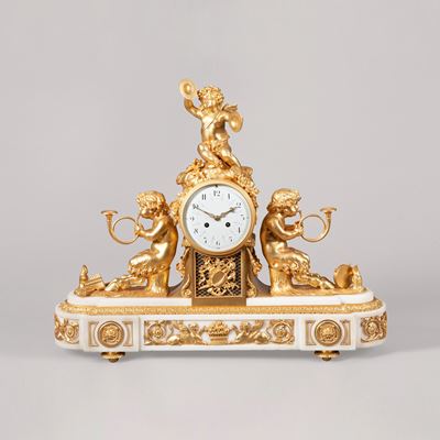 A Mantle Clock in the Louis XV Manner