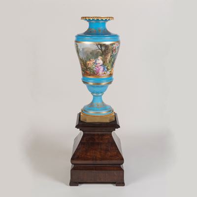 A Large & Impressive 'Sèvres' Style Porcelain Vase