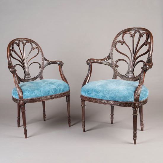 A Superb Set of Twelve Neo-Classical Revival Dining Chairs