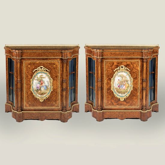 A Rare and Fine Pair of Side Cabinets