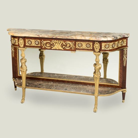 An Important Louis XVI Style Console Table