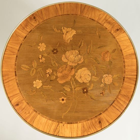A Very Fine Marquetry Inlaid Occasional Table by François Linke