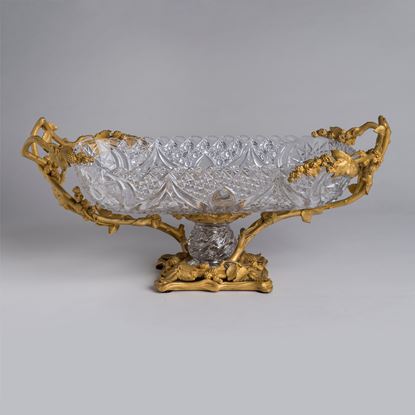 A Fine Ormolu-Mounted Cut Crystal Centrepiece Firmly Attributed to Baccarat
