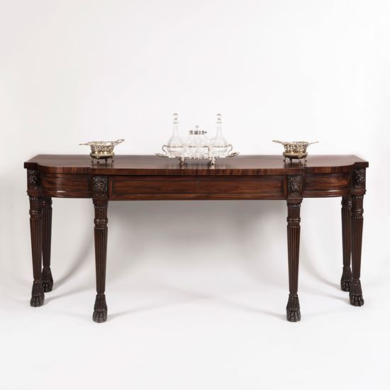 A Good Regency Period Serving Table In the Manner of George Smith