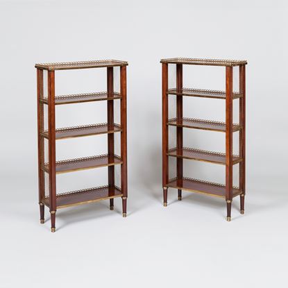 A Pair of Petit Bibliotheques in the manner of Adam Weisweiler