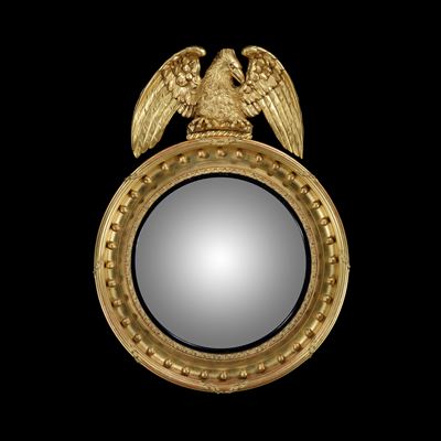 A Stately Home Sized Regency Convex Mirror