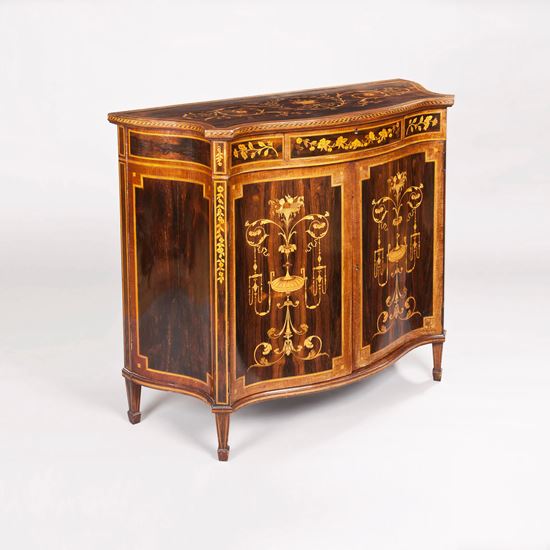 A Marquetry Side Cabinet in the Hepplewhite Manner