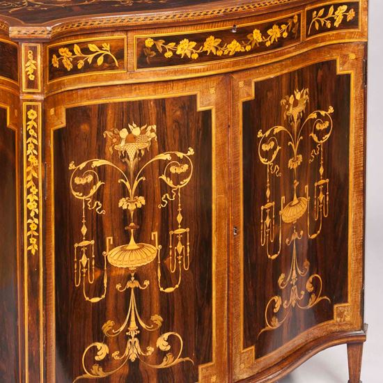 A Marquetry Side Cabinet in the Hepplewhite Manner