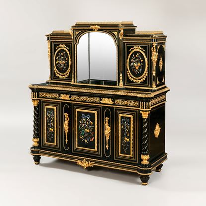 A Side Cabinet of the French Second Empire Period In the Manner of Befort Jeune
