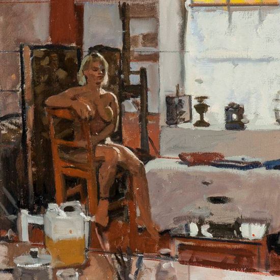 ‘Nude in My Studio’ by Ken Howard (b1932)