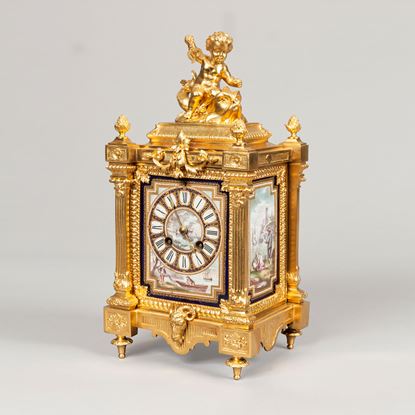 A Table Clock in the Louis XVI Manner By Japy Frères