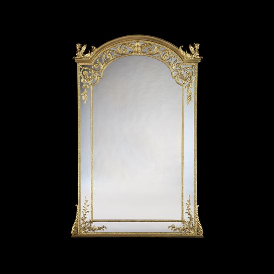 A Monumental Ormolu Mirror Exhibited at the Exposition Universelle, Paris 1889 By Henry Dasson of Paris
