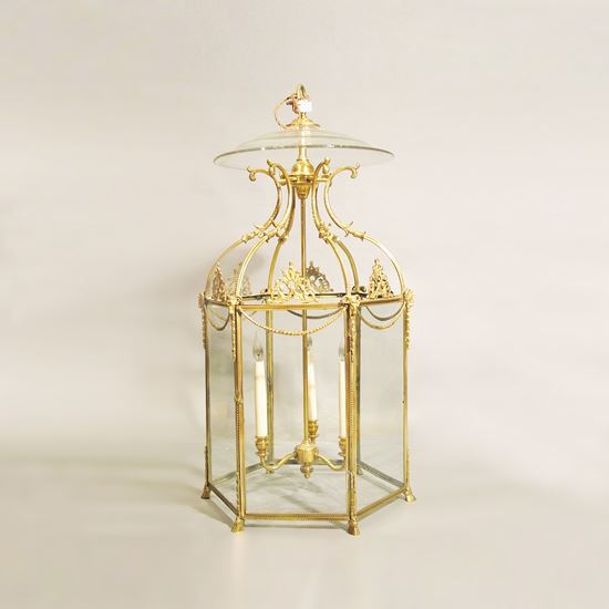 A Fine Hall Lantern in the Neo Classical Adam Manner