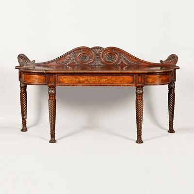 A Georgian Mahogany Serving Table of the Regency Period