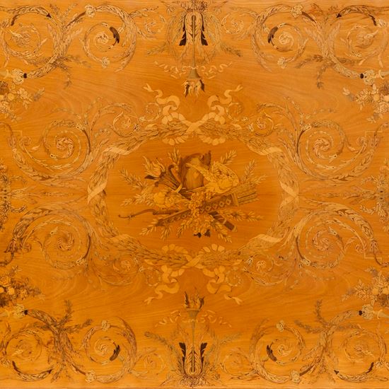 A Fine Marquetry Centre Table by James Plucknett of Warwick
