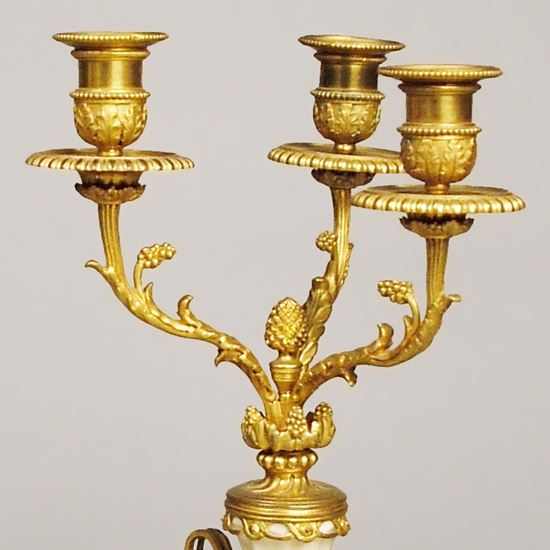 A Pair of Candelabra in the Louis XVI Manner