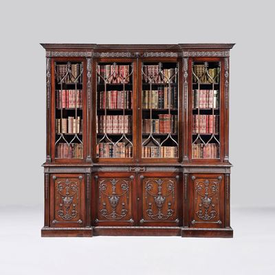 A Library Bookcase in the Manner of the Adam Brothers