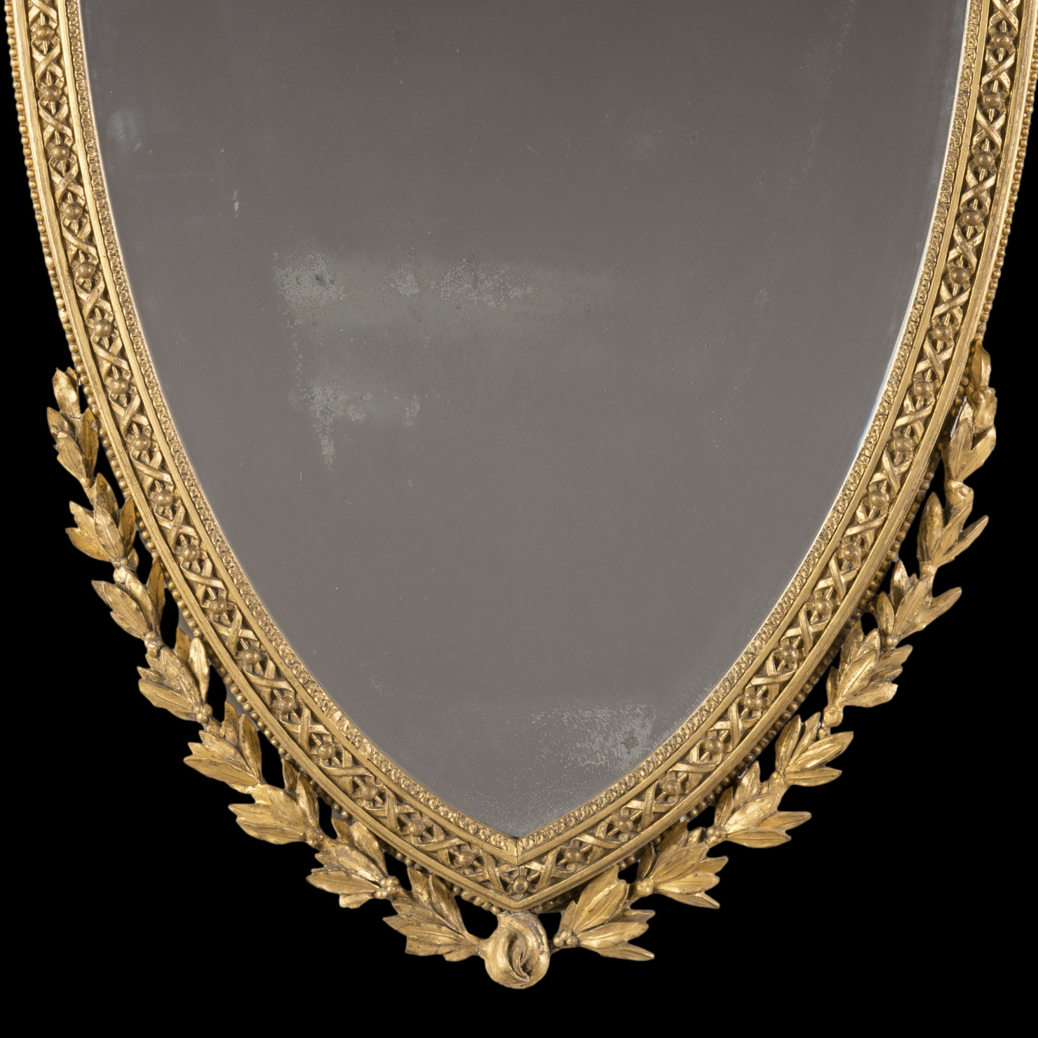 An English Carved Giltwood Neo-Classical Mirror