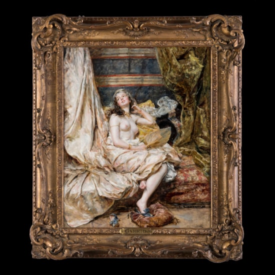 Interior of the Harem By Eduardo León Garrido (1856-1949)